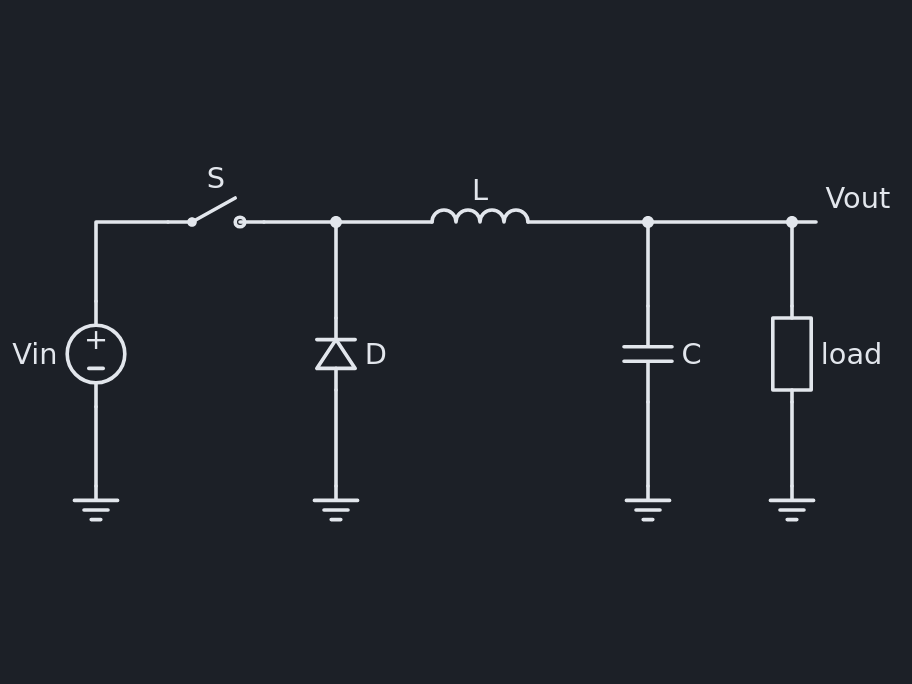 WebElecTools buck converter schematic